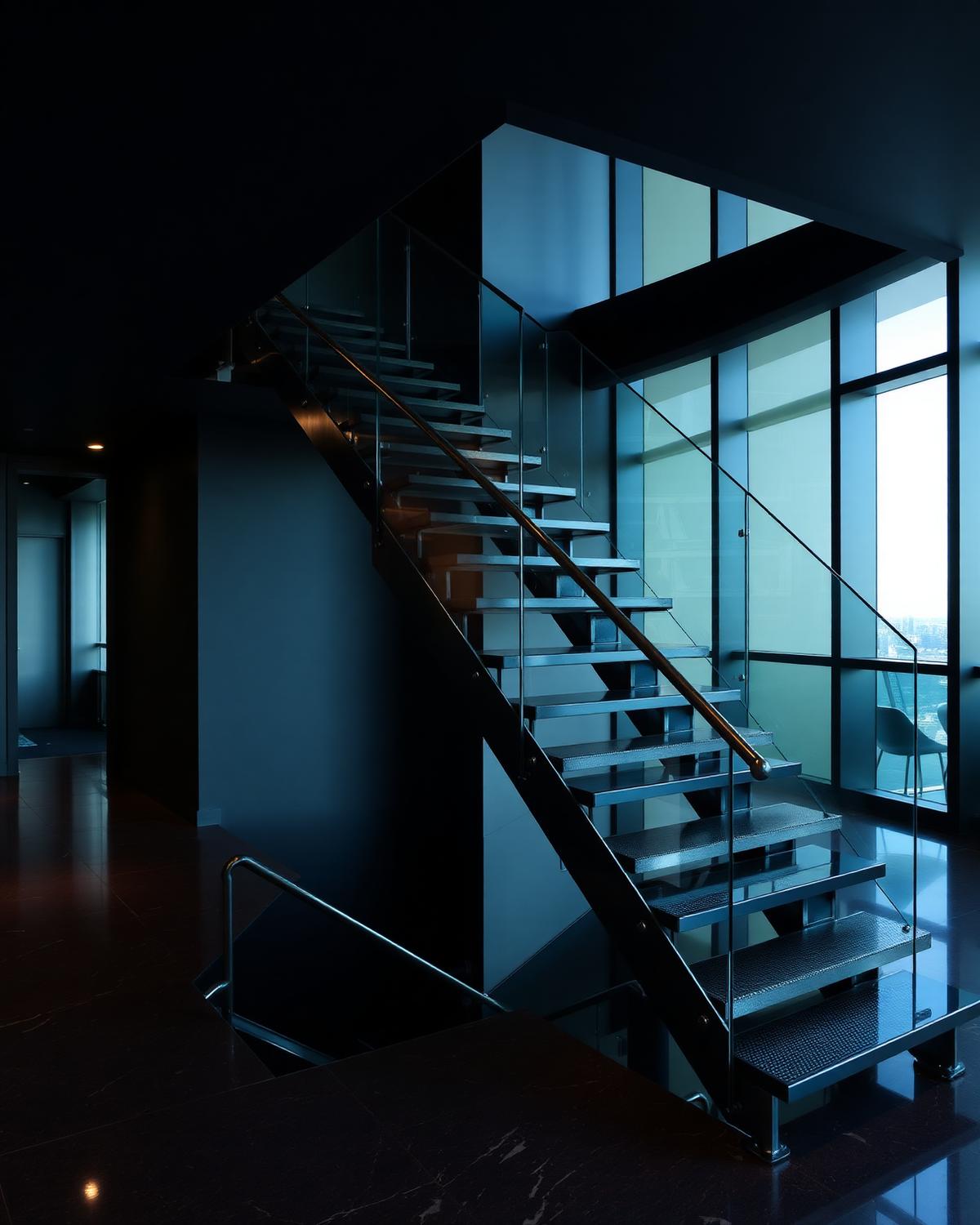 Sculptural Floating Stair