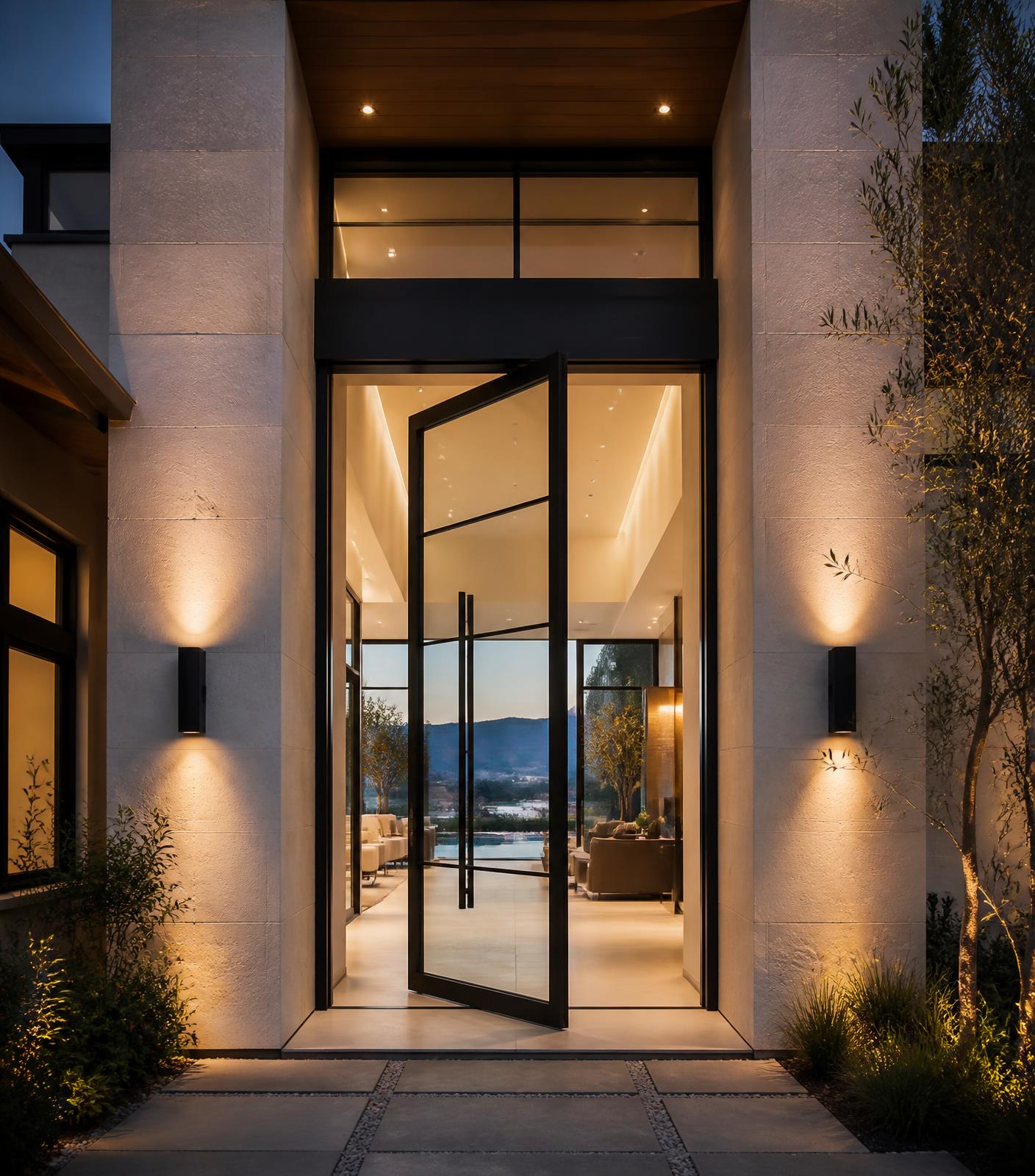 Custom Steel Pivot Entry